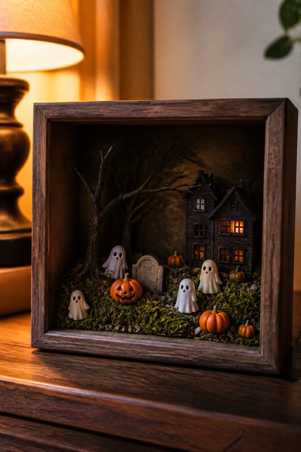 15 DIY Halloween Decorations for a Spooky 2026 13 Small Halloween dioramas inside jars or shadow boxes with various figures.