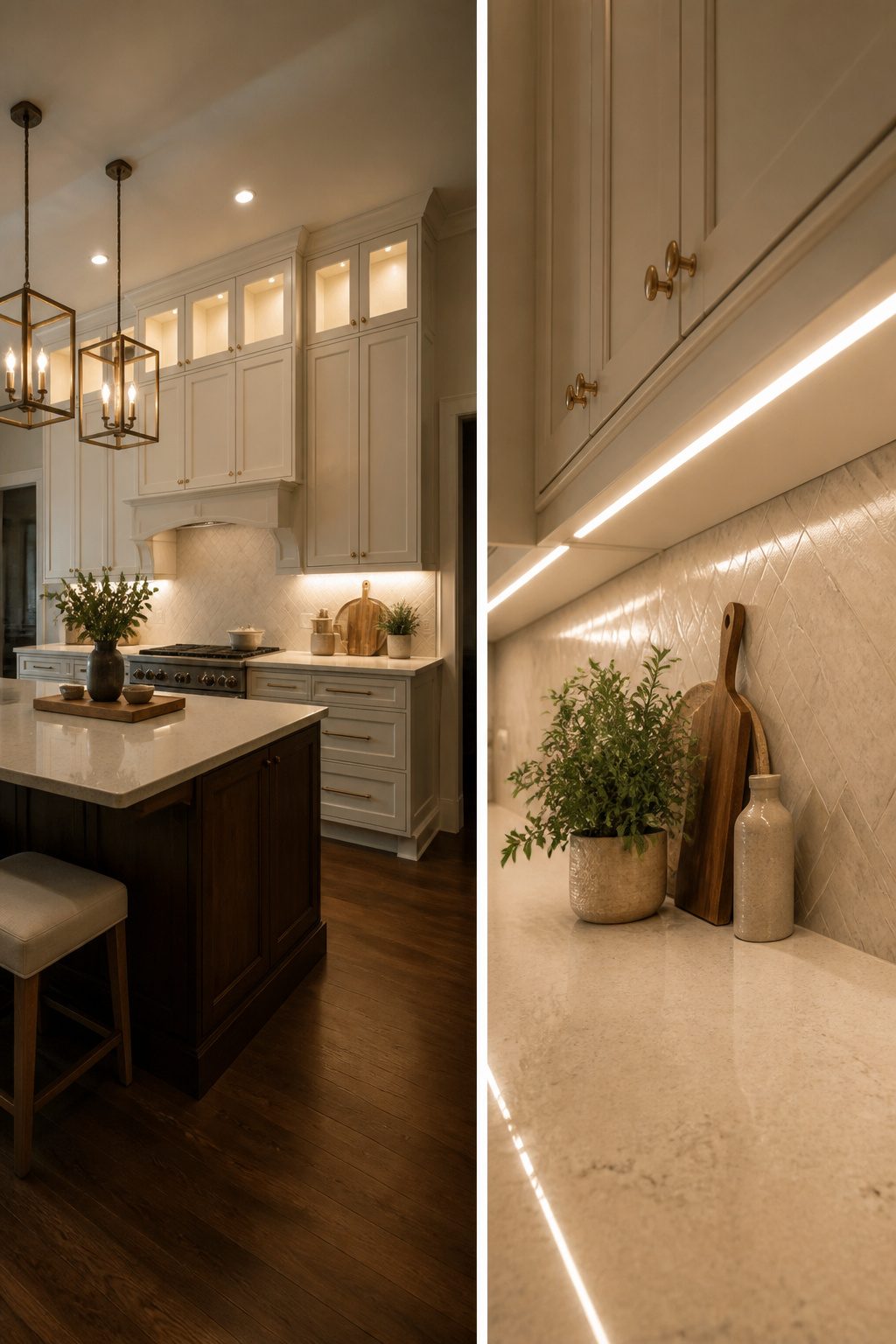 Extending Kitchen Cabinets to the Ceiling: A Complete Guide 15 Kitchen with extended cabinets showing a need for additional lighting.