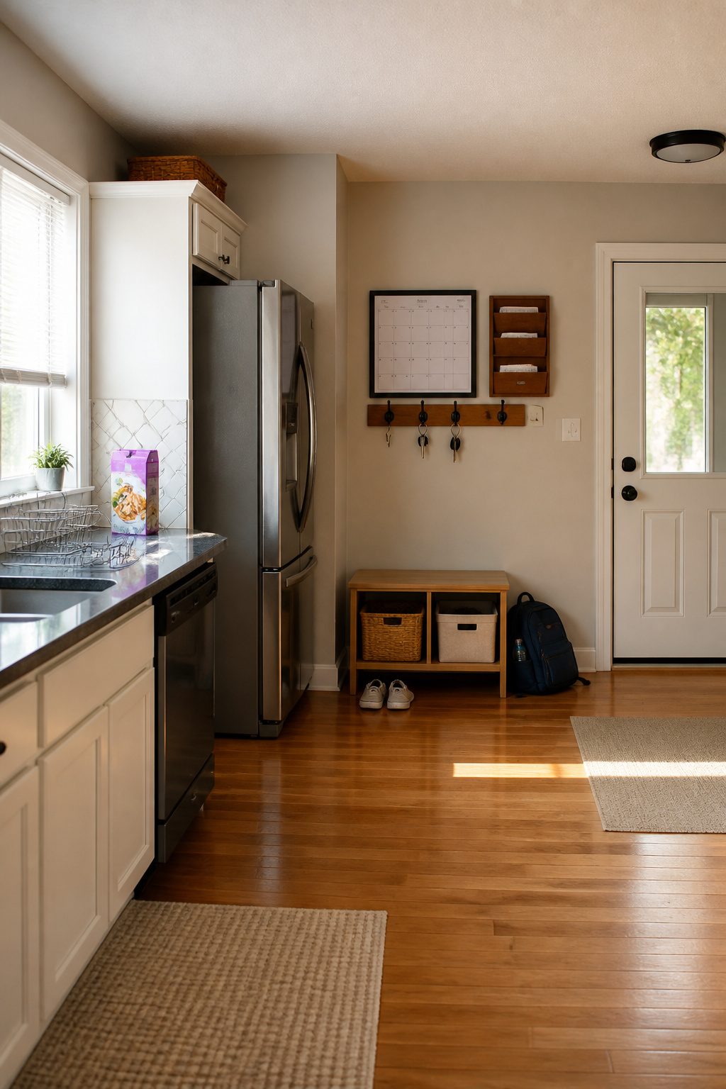10 Family Command Center Ideas That Actually Work in 2026 12 A family command center located in a kitchen area with easy access.