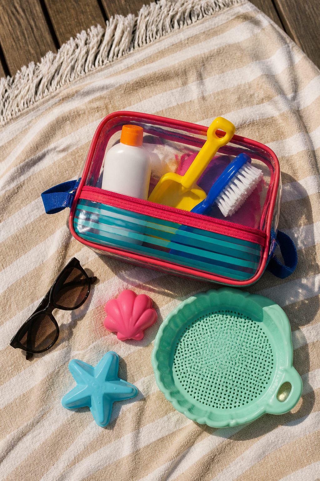 Fish Extender Gift Ideas for Disney Cruise Line (2026) 15 A compact beach kit with sunscreen and a small shovel.