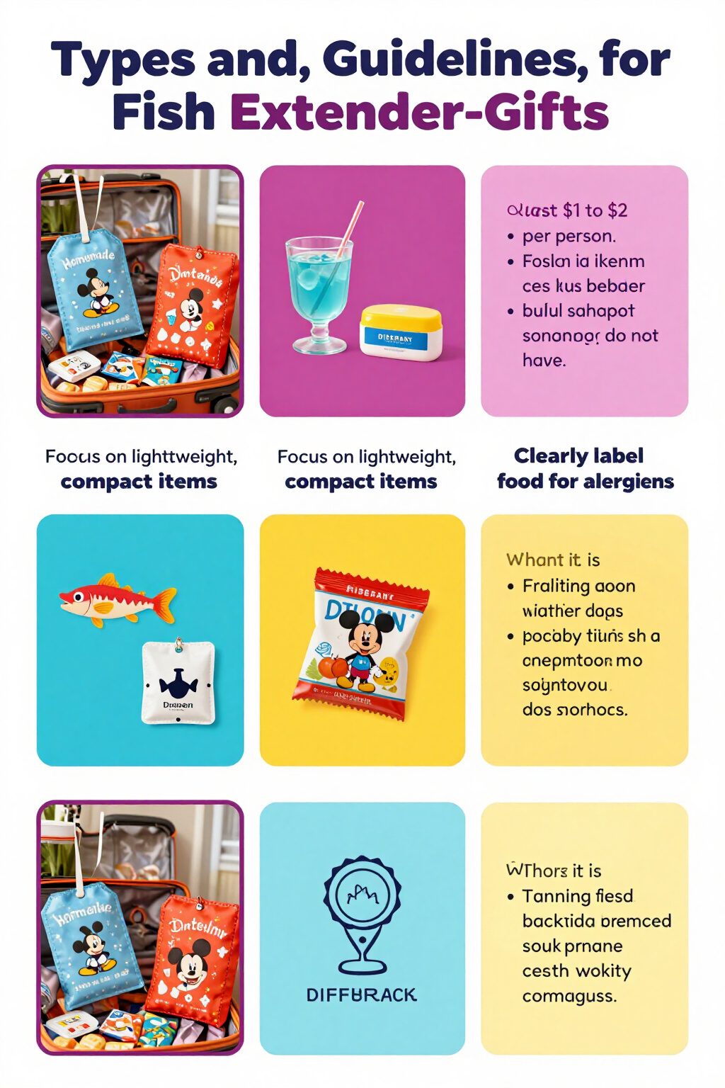 Fish Extender Gift Ideas for Disney Cruise Line (2026) 35 Guidelines for types of gifts in a fish extender exchange.