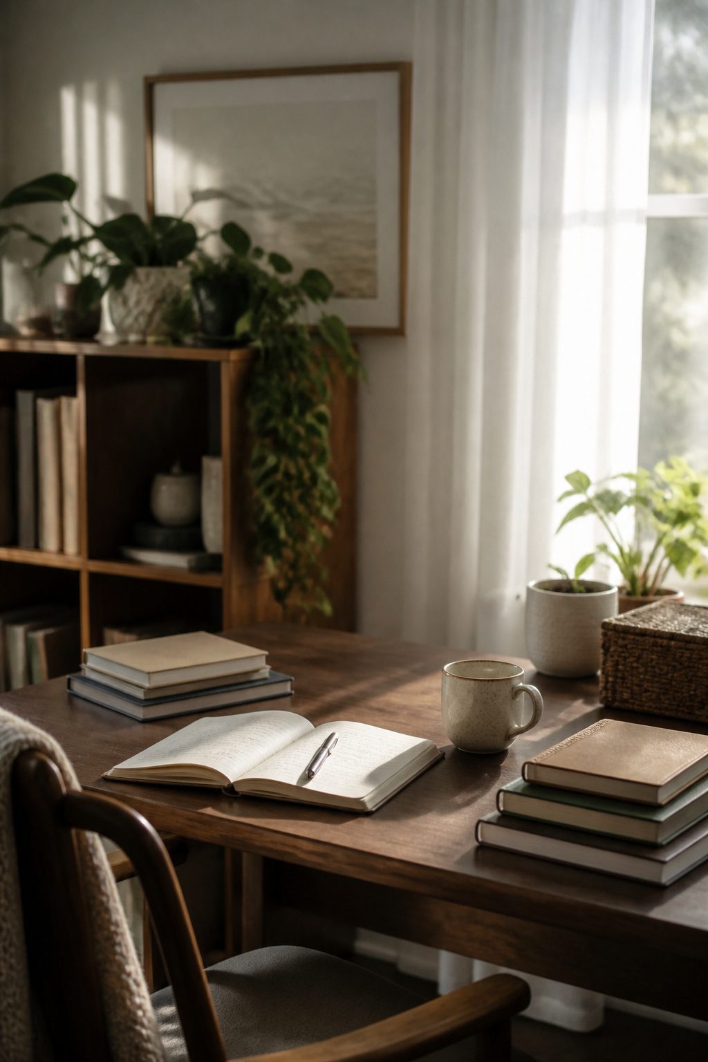 Gentle Parenting Pros and Cons in 2026 10 A study with personal journals and plants, reflecting growth and nurturing.
