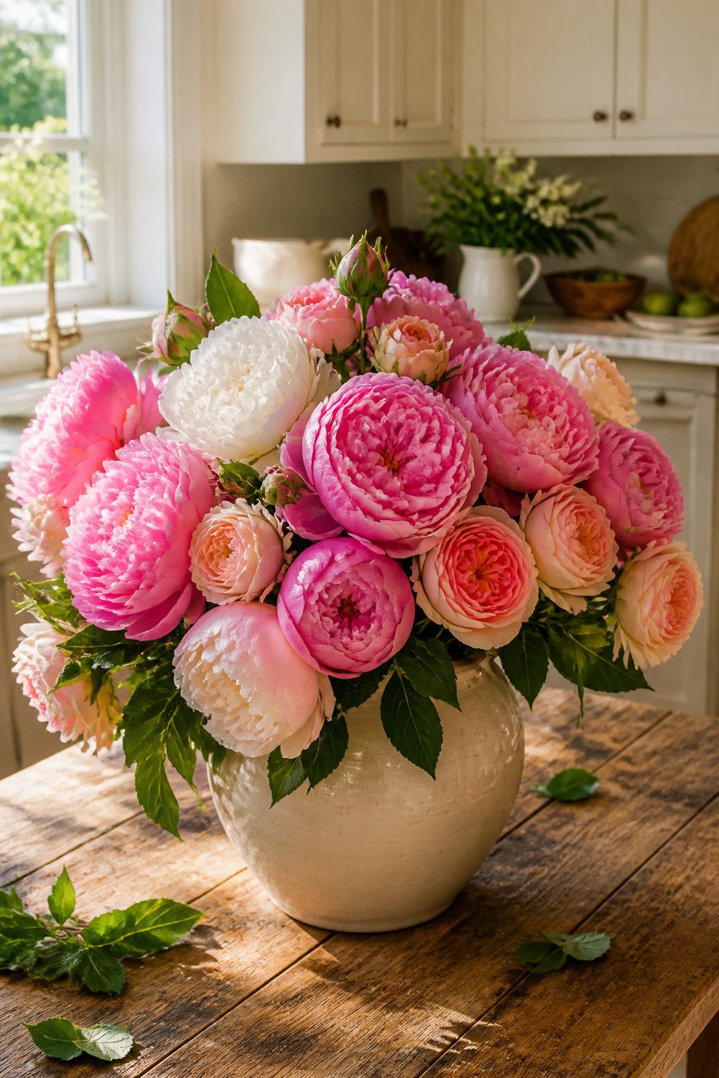 A colorful flower bouquet arranged in a vase.