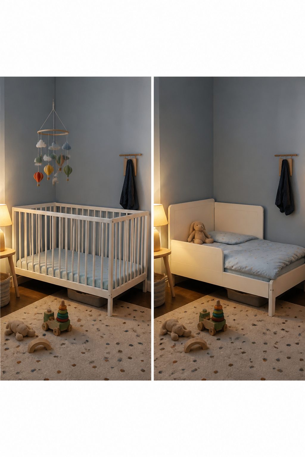 A Gulliver crib displayed in toddler bed configuration.