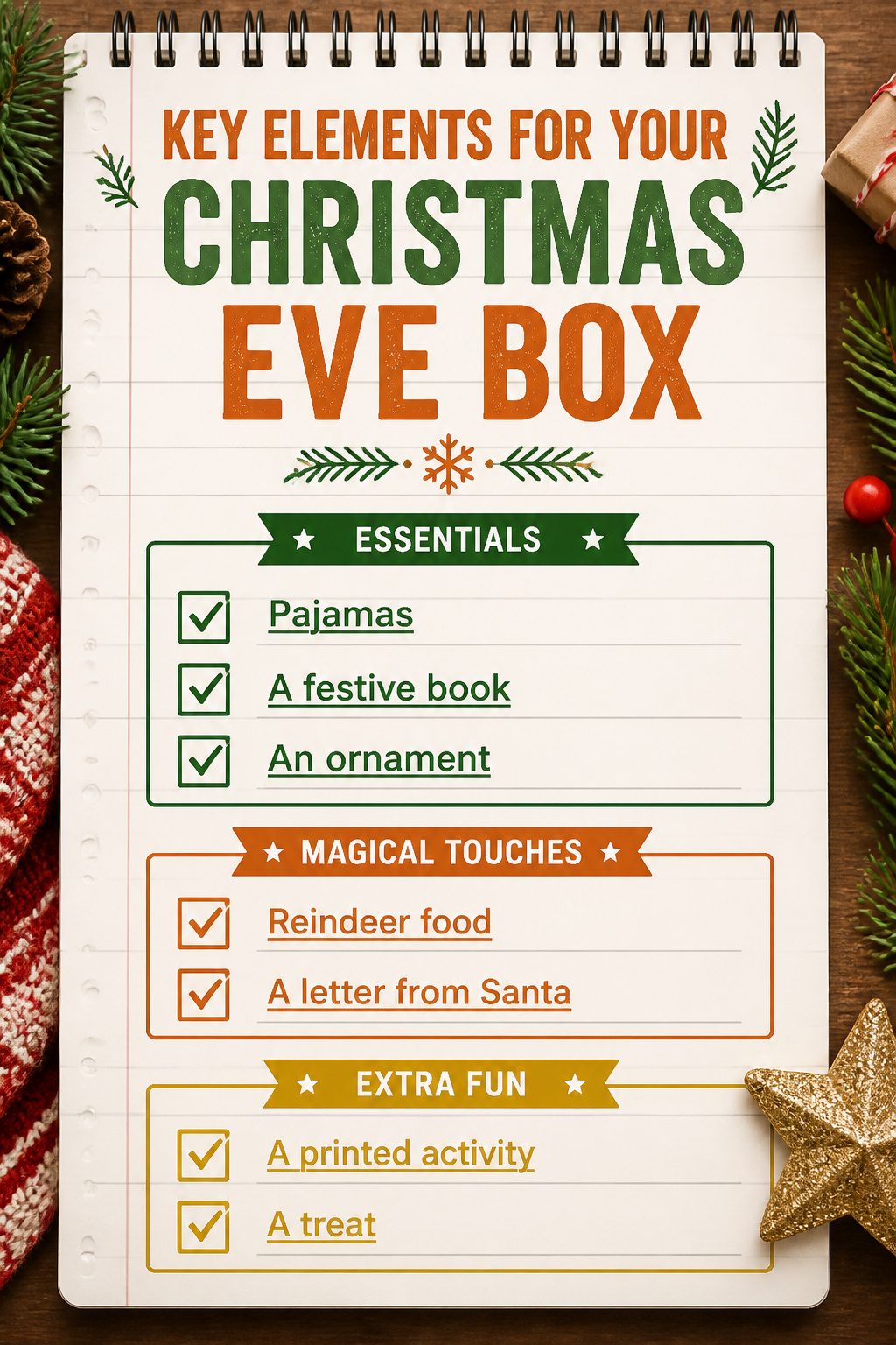 What to Put in a Christmas Eve Box: 15 Ideas for 2026 19 A box containing gifts for Christmas Eve under a budget.